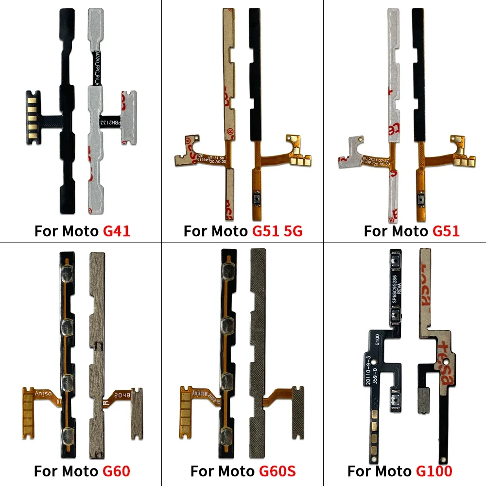 10Pcs Volume Power Buttons Flex Cable For Motorola Moto G100 G71 G60S G60 G51 G50 G41 G31 G22 G1 G20 G30 G9 Plus 5G On Off Parts
10Pcs Volume Power Buttons Flex Cable For Motorola Moto G100 G71 G60S G60 G51 G50 G41 G31 G22 G1 G20 G30 G9 Plus 5G On Off Parts