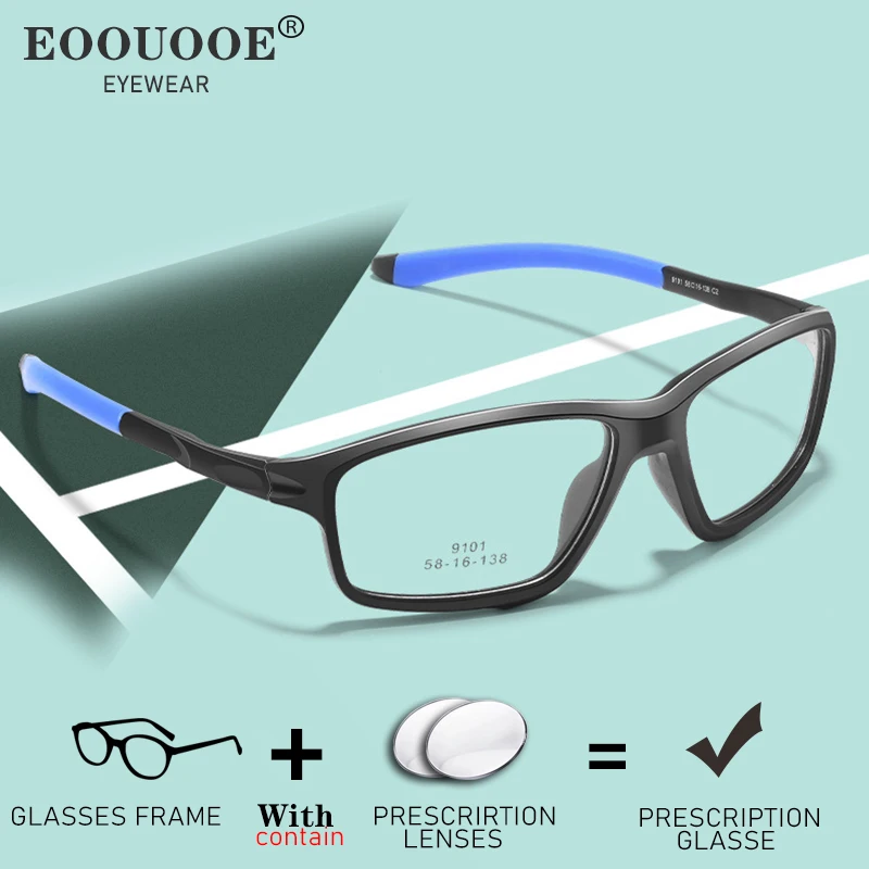 Bicycle Sports Glasses For Men Optical Frame With Recipe Prescription Lenses Vision Correct Myopia Eyewear TR90 Soft Rubber
Bicycle Sports Glasses For Men Optical Frame With Recipe Prescription Lenses Vision Correct Myopia Eyewear TR90 Soft Rubber