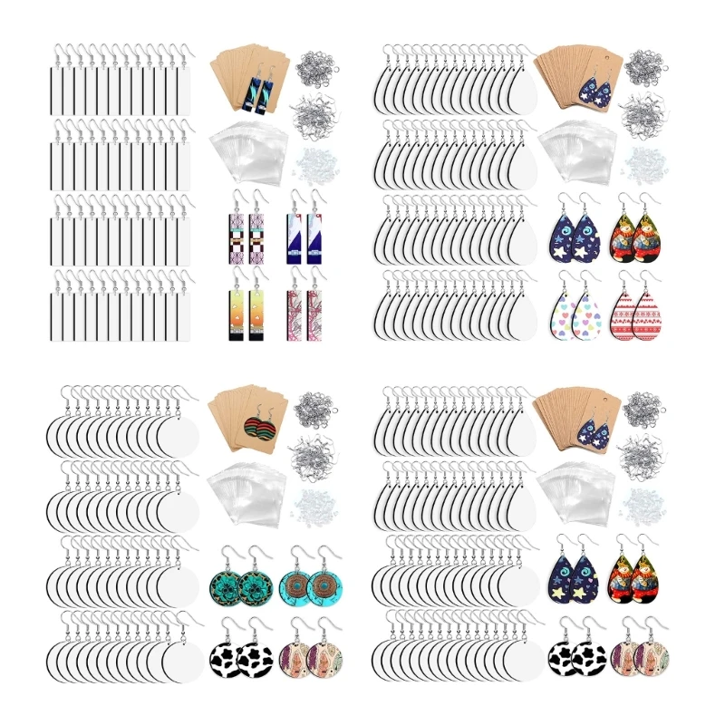 1 Set Sublimation Earring Blanks Products Thermal Transfer Earrings with Earring Hooks Jump Rings Self-sealing Bags
1 Set Sublimation Earring Blanks Products Thermal Transfer Earrings with Earring Hooks Jump Rings Self-sealing Bags