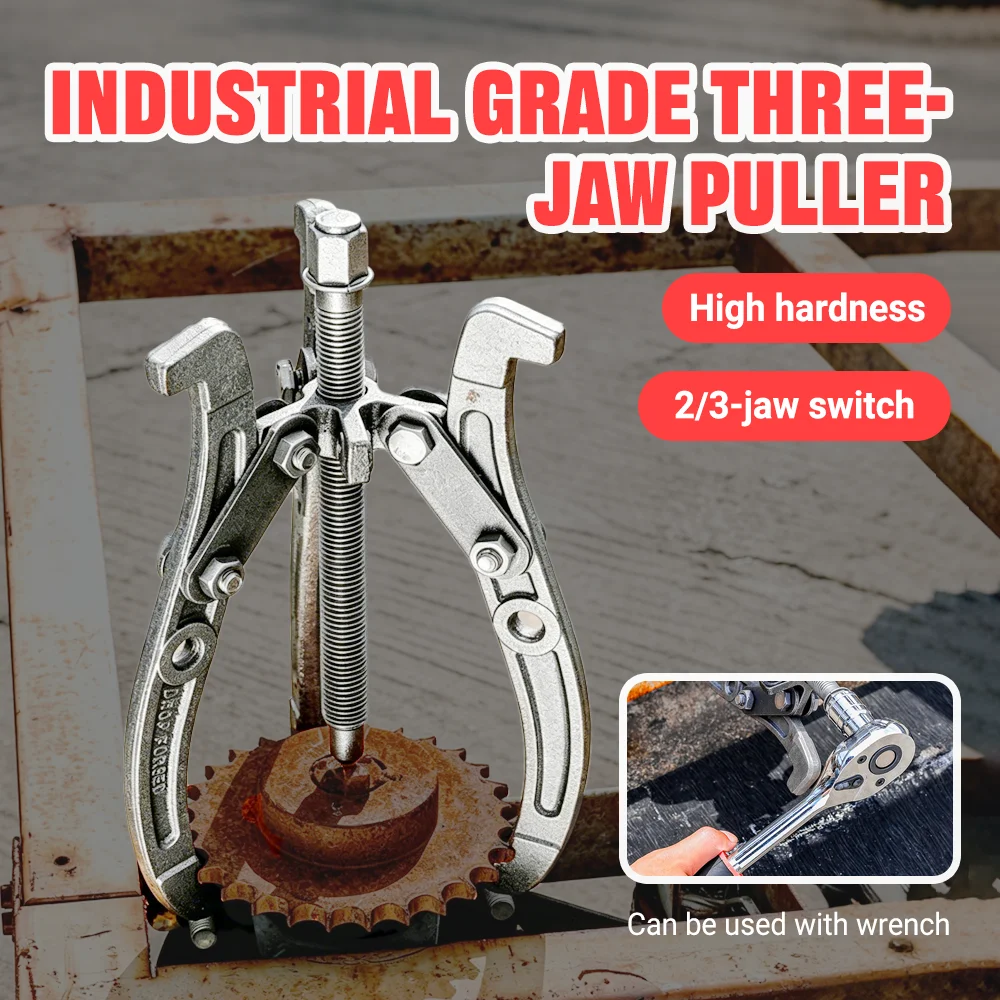 3 Jaw Gear Puller 3/4/6 Inch Heavy Duty Reversible Bearing Removal Tool For Pulley Flywheel Wheel Hub Auto Hand Repair Tool
3 Jaw Gear Puller 3/4/6 Inch Heavy Duty Reversible Bearing Removal Tool For Pulley Flywheel Wheel Hub Auto Hand Repair Tool