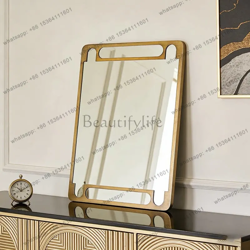 JJyj9 French retro bathroom bathroom mirror wall hanging entrance decorative mirror
JJyj9 French retro bathroom bathroom mirror wall hanging entrance decorative mirror
