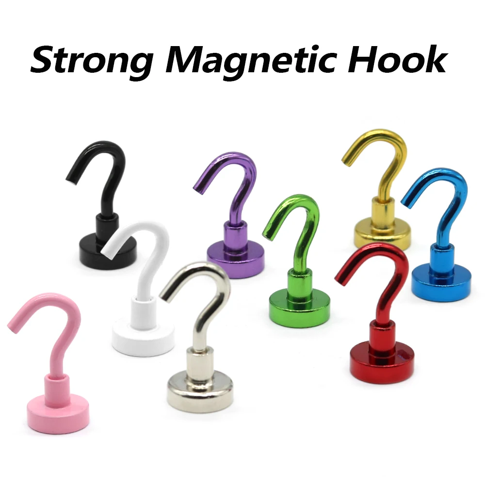 Strong Magnetic Hook Powerful Magnet Hook Wall-mounted Hanger Hook Key Hanging Hanger Home Kitchen Bar Hooks Bathroom Hangers
Strong Magnetic Hook Powerful Magnet Hook Wall-mounted Hanger Hook Key Hanging Hanger Home Kitchen Bar Hooks Bathroom Hangers