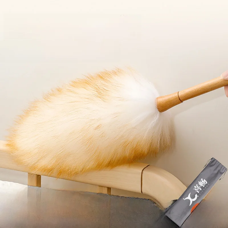 Non-Falling Feather Duster Static Electricity Dust Removal Sweeping Tool Home Cleaning Wool Duster Extendable Broomstick
Non-Falling Feather Duster Static Electricity Dust Removal Sweeping Tool Home Cleaning Wool Duster Extendable Broomstick