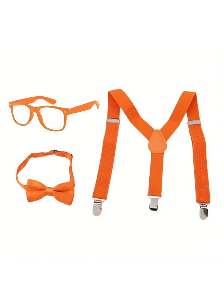 A complete Halloween party dress up includes neon halter bow tie sunglasses accessory set Size halter party costume decorations
A complete Halloween party dress up includes neon halter bow tie sunglasses accessory set Size halter party costume decorations
