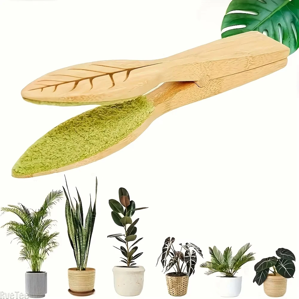 Leaf Cleaning Tongs Handheld Green Plant Cleaning Brush Ergonomic Handle Durable Wooden Design Efficient Leaf Removal Tool
Leaf Cleaning Tongs Handheld Green Plant Cleaning Brush Ergonomic Handle Durable Wooden Design Efficient Leaf Removal Tool