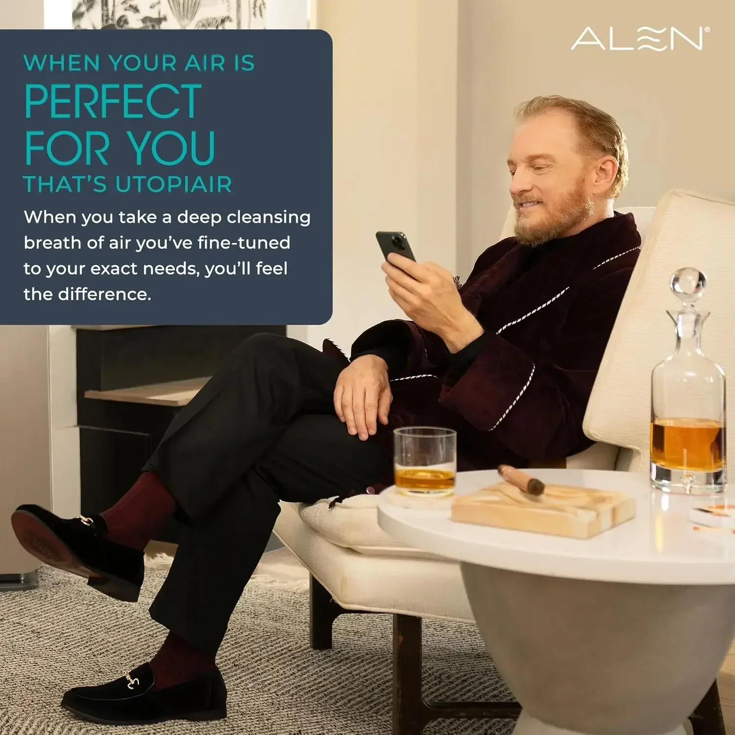 Alen Air Purifier BreatheSmart 75i HEPA with Fresh Filter + Carbon for Large Rooms up to 2600 Sq. Ft - Perfect for Living Room
Alen Air Purifier BreatheSmart 75i HEPA with Fresh Filter + Carbon for Large Rooms up to 2600 Sq. Ft - Perfect for Living Room
