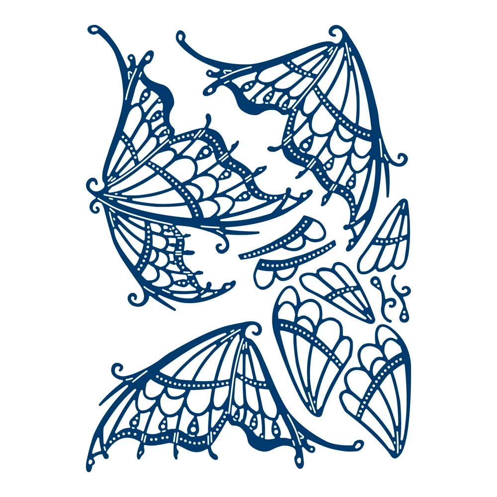 2024 Butterfly Tattered Lace Metal Cutting Dies Hollowed Out Background Girl Birthday Scrapbooking Card Craft No Clear Stamps
2024 Butterfly Tattered Lace Metal Cutting Dies Hollowed Out Background Girl Birthday Scrapbooking Card Craft No Clear Stamps