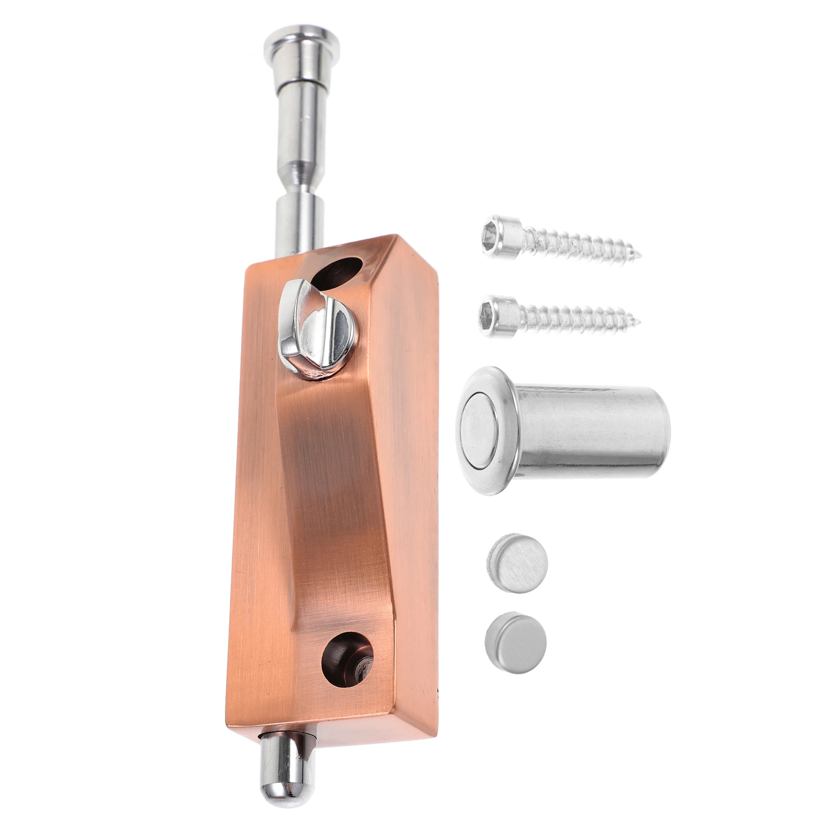 Thickened Aluminum Alloy Spring Bolt Automatic Rebound Gate Latch Durable Sliding Barrel Bolt For Bedroom Door Ground Latch Lock 
Thickened Aluminum Alloy Spring Bolt Automatic Rebound Gate Latch Durable Sliding Barrel Bolt For Bedroom Door Ground Latch Lock