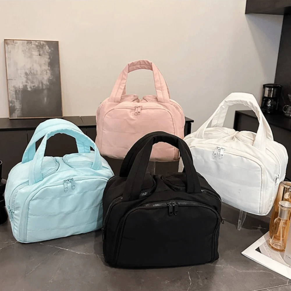 Kawaii Solid Color Cosmetic Bag Anti-splash Water Cotton Portable Toiletry Bag Korean Style Large Capacity Pouch for Make Up Kit
Kawaii Solid Color Cosmetic Bag Anti-splash Water Cotton Portable Toiletry Bag Korean Style Large Capacity Pouch for Make Up Kit