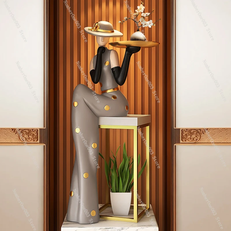Light Luxury Art Figure Large Floor Ornament Tray Living Room TV Cabinet Niche Sofa Next To Home Decoration
Light Luxury Art Figure Large Floor Ornament Tray Living Room TV Cabinet Niche Sofa Next To Home Decoration
