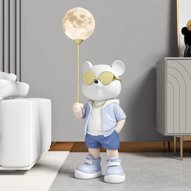 Internet Celebrity Cool Bear Sculpture Ornament, Creative Resin Decoration for Living Room Sofa and Bedroom, Home Furniture Gift
Internet Celebrity Cool Bear Sculpture Ornament, Creative Resin Decoration for Living Room Sofa and Bedroom, Home Furniture Gift