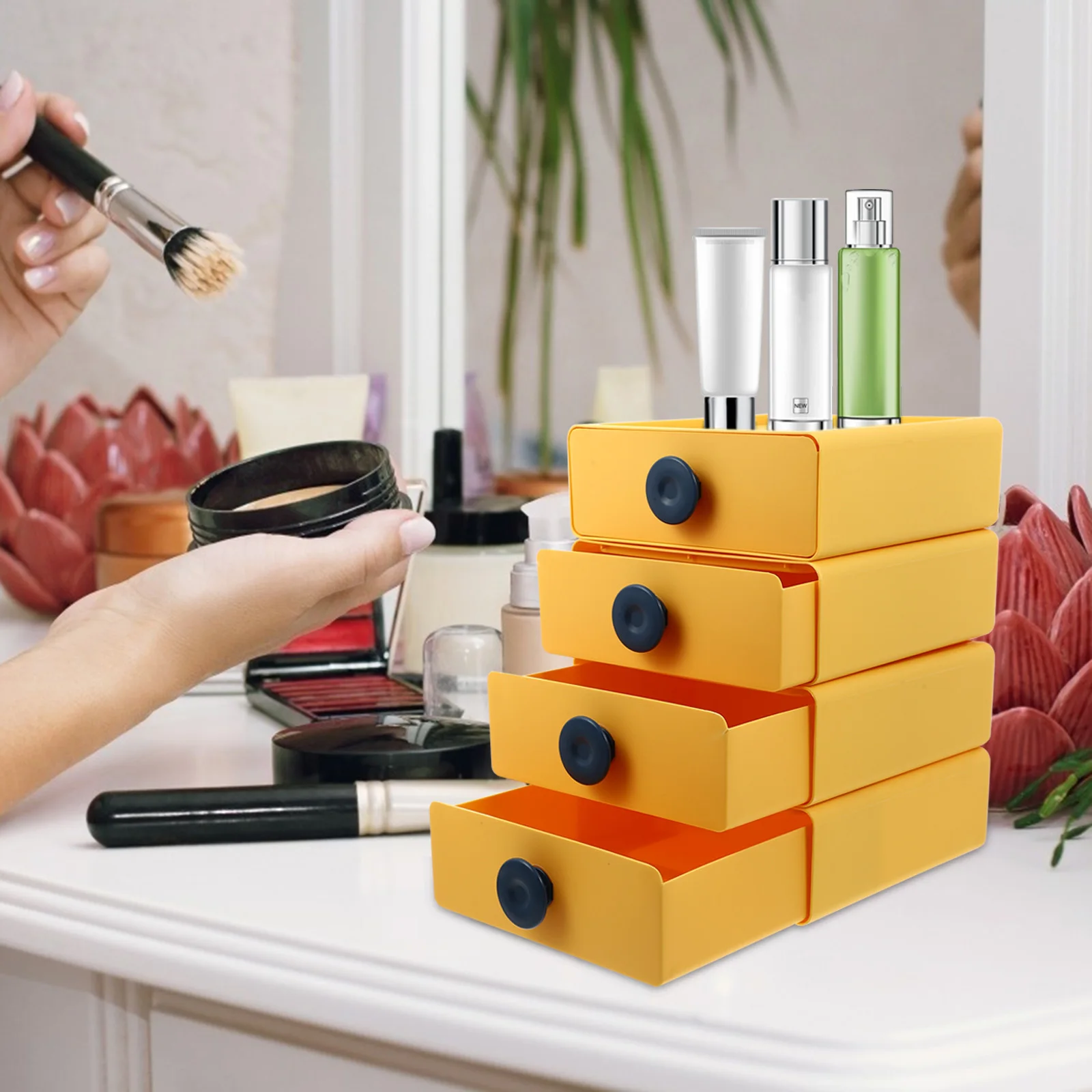 4pcs Desktop Storage Box Plastic Household Organizer Case Lid Multi-Purpose Sundries Sorting Box for School Supplies Decoration
4pcs Desktop Storage Box Plastic Household Organizer Case Lid Multi-Purpose Sundries Sorting Box for School Supplies Decoration