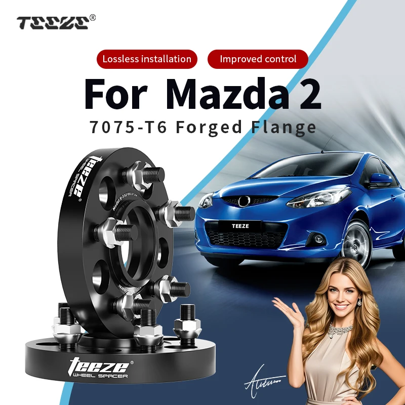 Teeze 2/4pcs 4x100 CB54.1mm M12x1.5 Hub Centric Black Forged wheel spacer For Mazda Mazda2 Flange Plate15/20/25/30mm
Teeze 2/4pcs 4x100 CB54.1mm M12x1.5 Hub Centric Black Forged wheel spacer For Mazda Mazda2 Flange Plate15/20/25/30mm