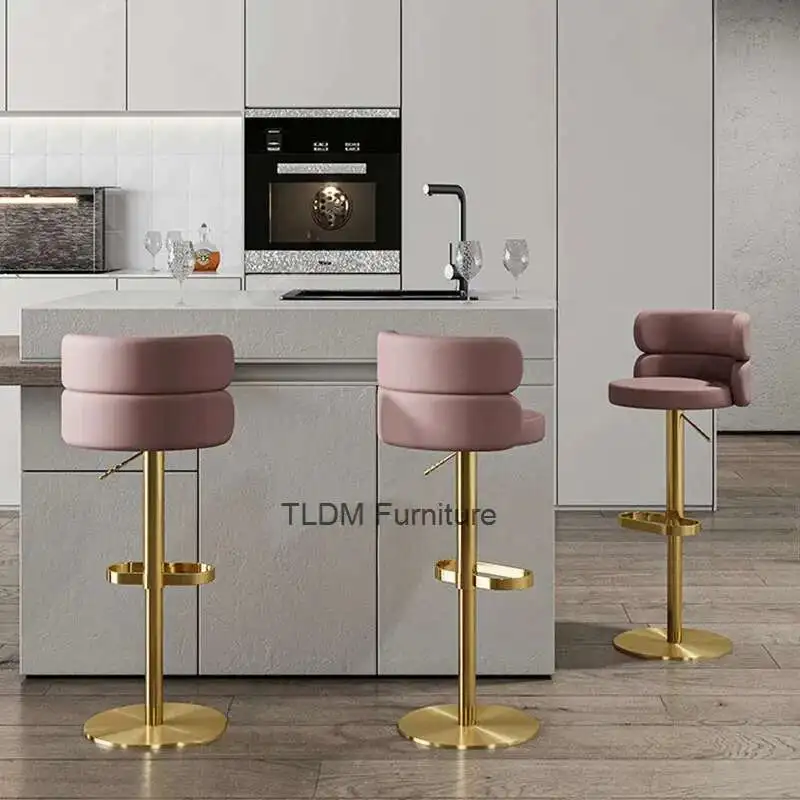 Adjustable Metal Bar Chairs Simple Quality Trendy High Swivel Salon Bar Chairs Nordic Minimalist Taburete Cocina Home Furniture
Adjustable Metal Bar Chairs Simple Quality Trendy High Swivel Salon Bar Chairs Nordic Minimalist Taburete Cocina Home Furniture