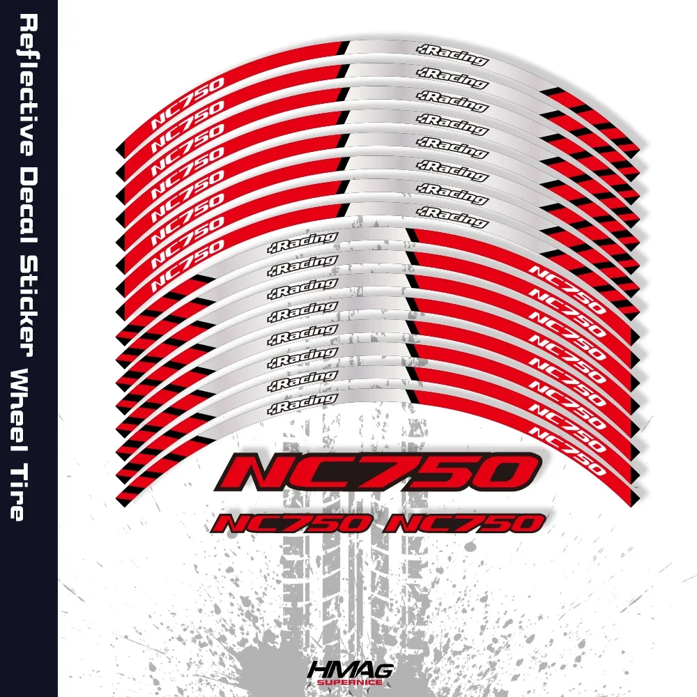 For NC750S NC750X NC750 17 Inches Motorcycle Sticker Decals Reflective Waterproof Wheel Hub Wheel Racing Sticker Decal
For NC750S NC750X NC750 17 Inches Motorcycle Sticker Decals Reflective Waterproof Wheel Hub Wheel Racing Sticker Decal