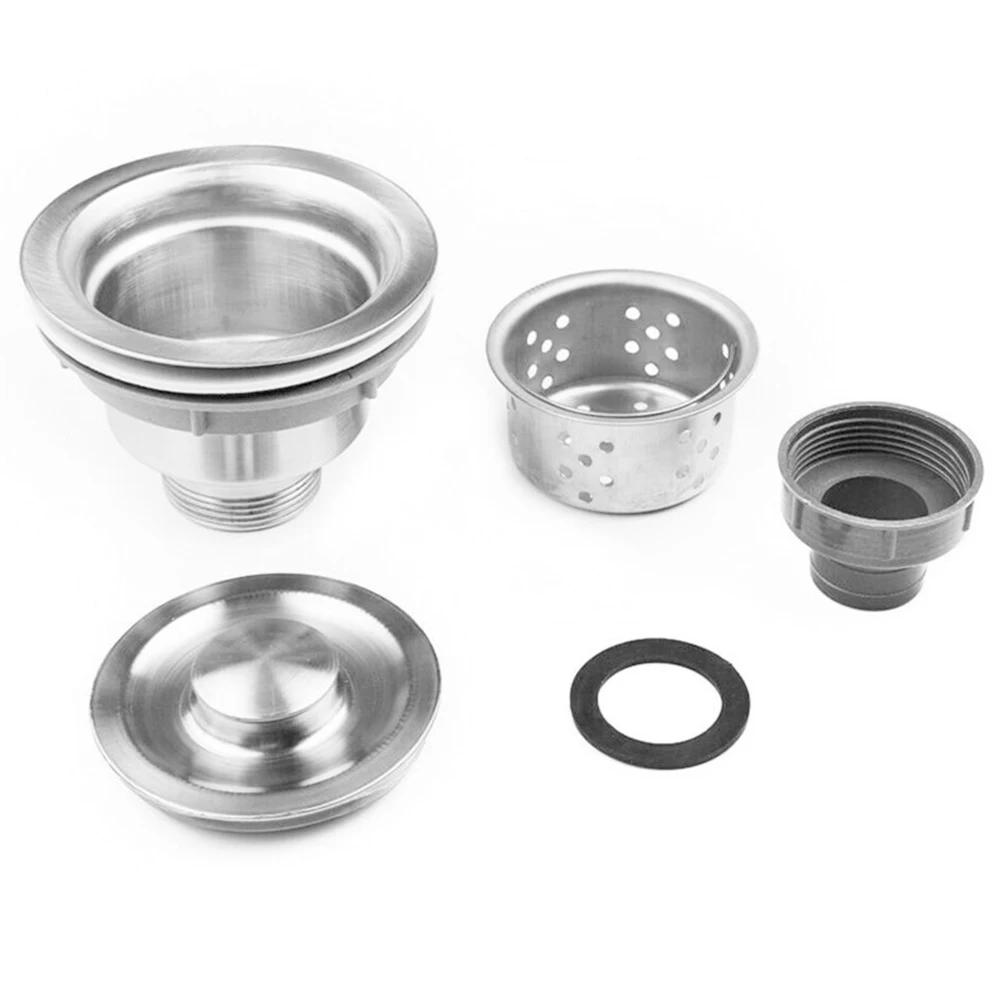 Stainless Steel Sink Strainer Basket Drainer Drain Filter Hair Catcher Silver Stopper Kitchen Bathroom High Quality
Stainless Steel Sink Strainer Basket Drainer Drain Filter Hair Catcher Silver Stopper Kitchen Bathroom High Quality
