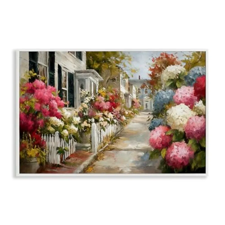 Faded Shutters and Bursting Blooms', Framed Giclee Art, White, 18 x 12 Inch, Easy to Hang and Sturdy, Made in USA, by Tina LeCo
Faded Shutters and Bursting Blooms', Framed Giclee Art, White, 18 x 12 Inch, Easy to Hang and Sturdy, Made in USA, by Tina LeCo