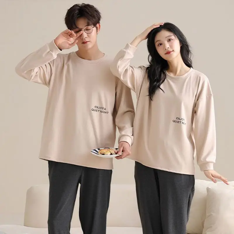 2025 Autumn Winter Couple Long Sleeve Thick Warm Pajama Sets for Men Korean Loose Sleepwear Women Homewear Home Clothes Outfits
2025 Autumn Winter Couple Long Sleeve Thick Warm Pajama Sets for Men Korean Loose Sleepwear Women Homewear Home Clothes Outfits