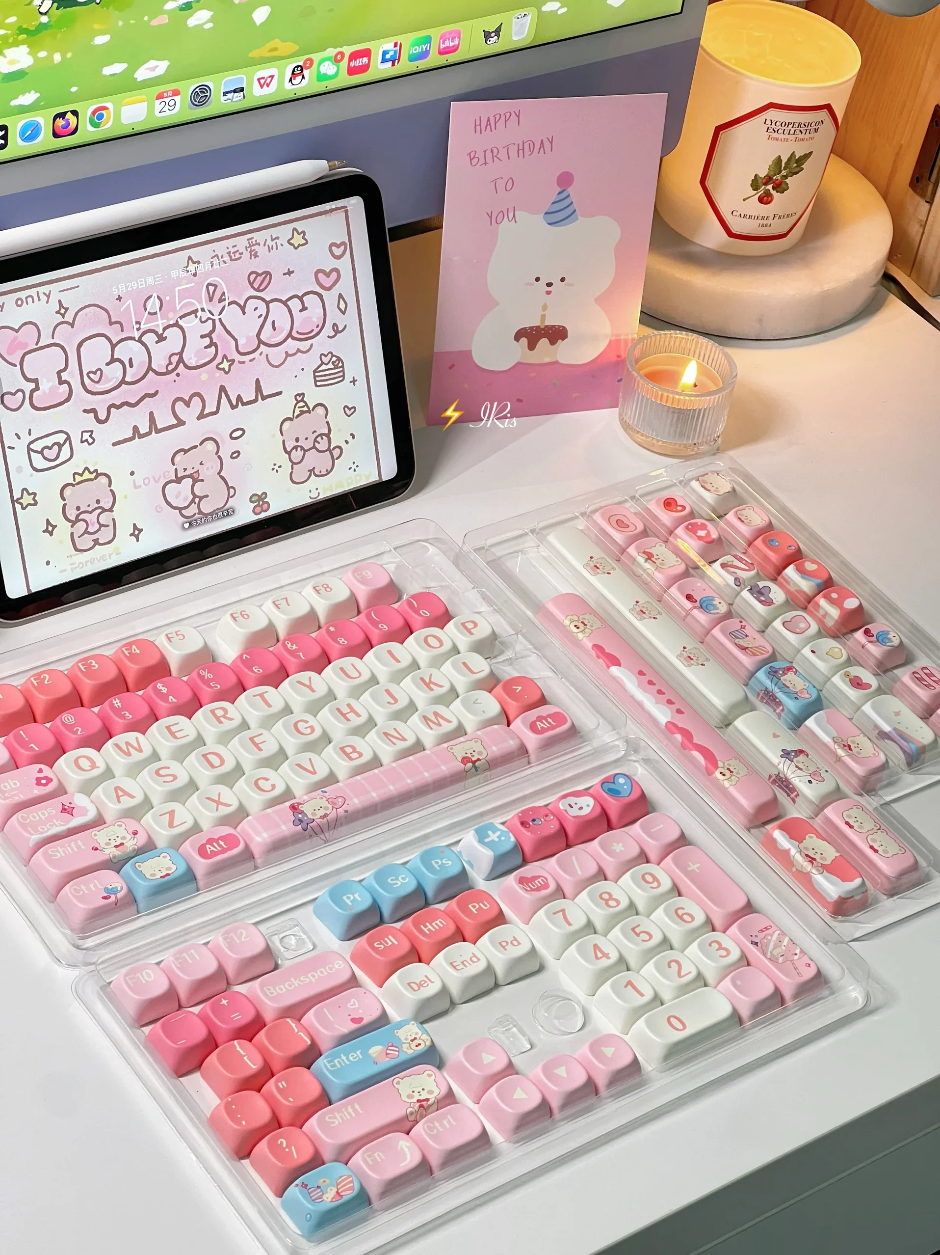 Колпачки для клавиш Sweet Dream Candy XOA, оригинальная высота, милые колпачки для клавиш
Колпачки для клавиш Sweet Dream Candy XOA, оригинальная высота, милые колпачки для клавиш