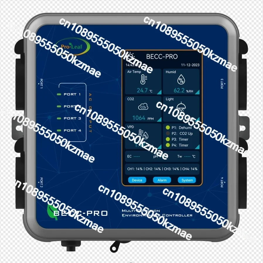 IN STOCKBECC-PRO CO2 Temperature Humidity Light Environmental Controller for Tent
IN STOCKBECC-PRO CO2 Temperature Humidity Light Environmental Controller for Tent