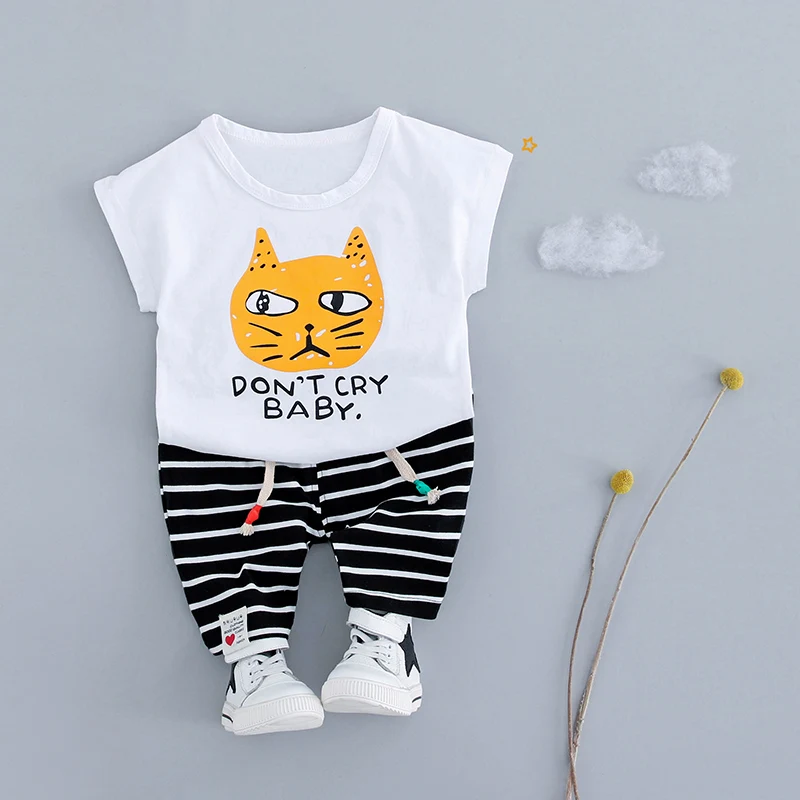 Toddler Infant Clothes Baby Girls Boys Clothing Sets Summer Children Kids Casual Cartoon Short Sleeve T Shirt Stripe Shorts
Toddler Infant Clothes Baby Girls Boys Clothing Sets Summer Children Kids Casual Cartoon Short Sleeve T Shirt Stripe Shorts