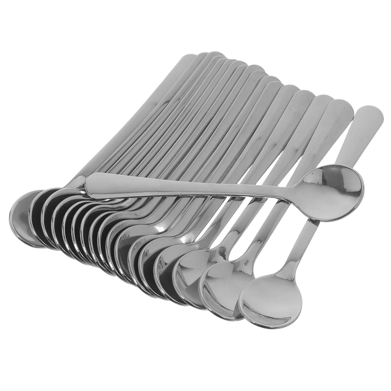 20Pcs Mini Stainless Steel Spoons 2.95 Inch Small Honey Spoon Coffee Mixing Spoons Versatile Usage for Home and Travel
20Pcs Mini Stainless Steel Spoons 2.95 Inch Small Honey Spoon Coffee Mixing Spoons Versatile Usage for Home and Travel