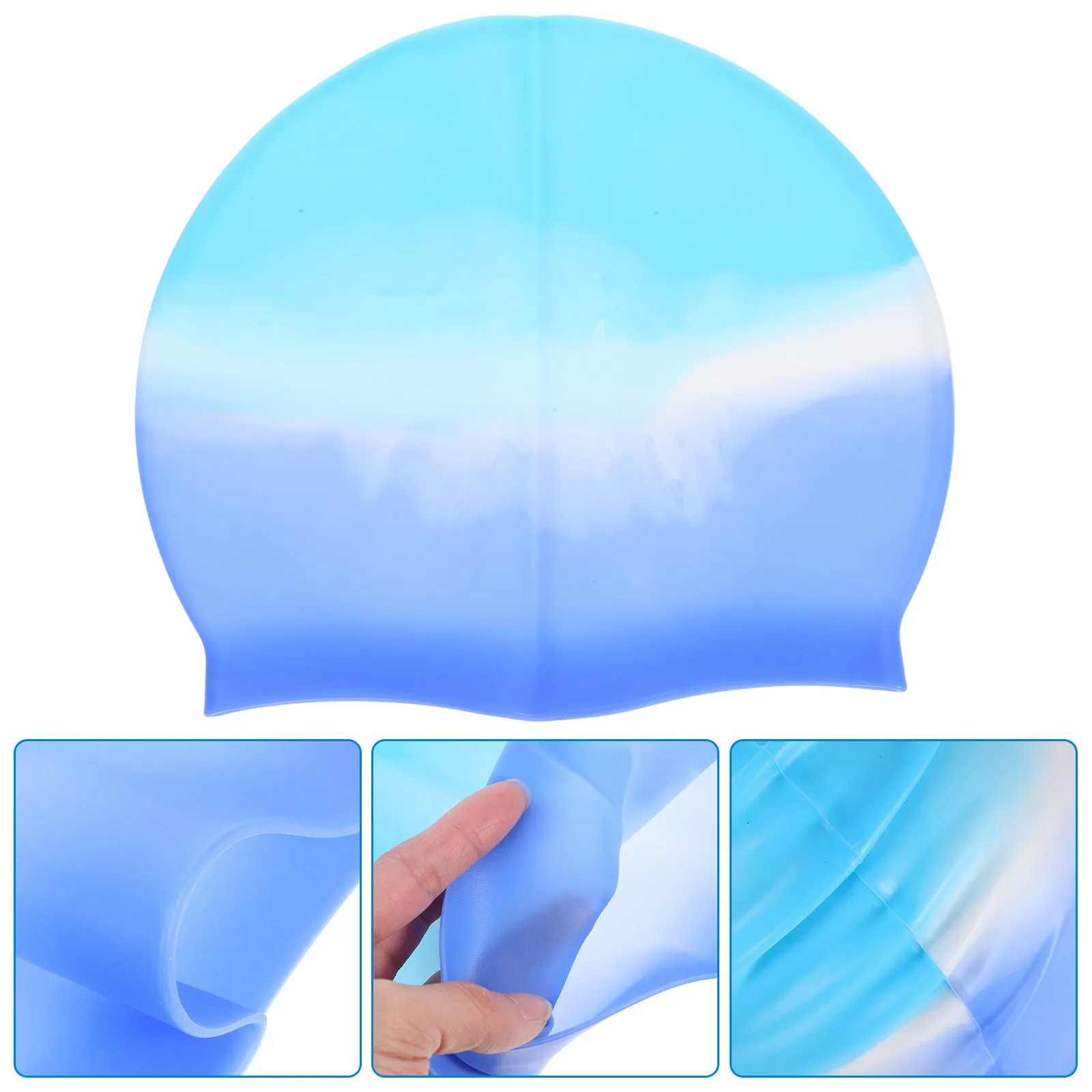 Waterproof Silicone Swim Cap Swimming Hat for Hair Non-Slip Swimming Hair Protector Unisex Swim Hat Men Women Pool Hats
Waterproof Silicone Swim Cap Swimming Hat for Hair Non-Slip Swimming Hair Protector Unisex Swim Hat Men Women Pool Hats