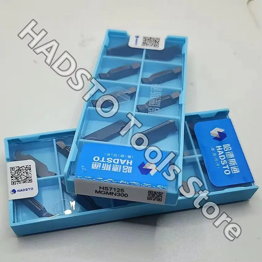 MGMN300 HS7125 3.0mm HADSTO carbide inserts Fine ground Cut off Slotting inserts For Steel, Stainless steel, Cast iron
MGMN300 HS7125 3.0mm HADSTO carbide inserts Fine ground Cut off Slotting inserts For Steel, Stainless steel, Cast iron