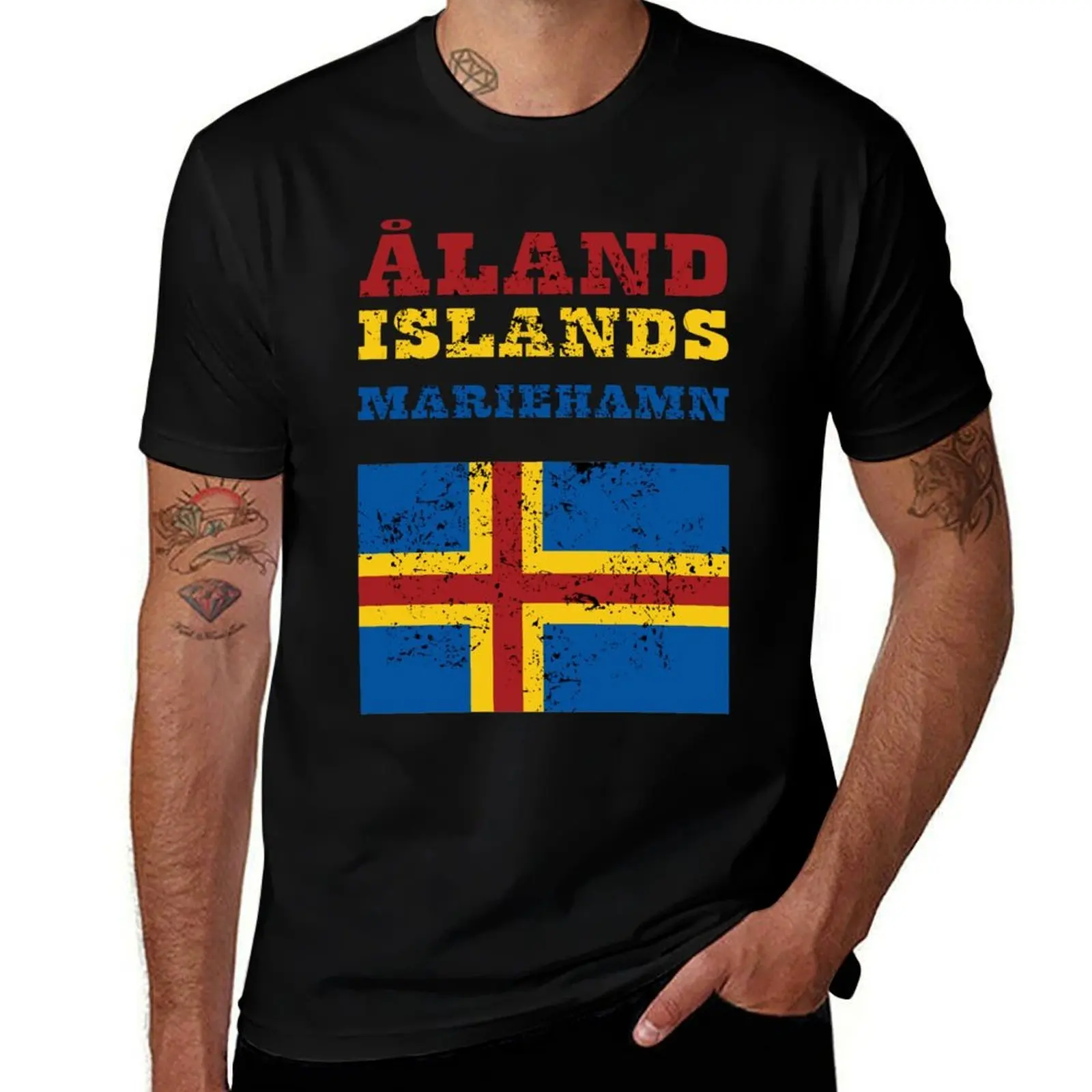 Flag of Aland T-Shirt Casual Fashion Print Tee Top
Flag of Aland T-Shirt Casual Fashion Print Tee Top