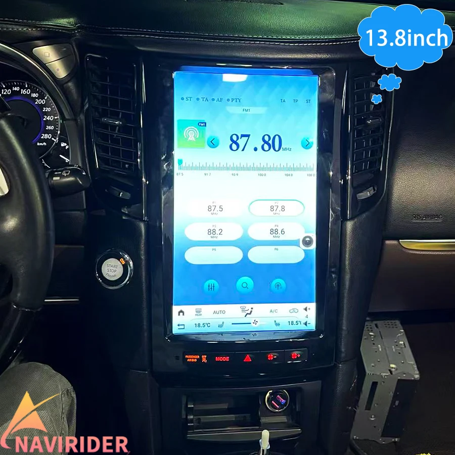 13.8inch Android 15 GPS Screen Car Radio For Infiniti FX30 Fx35 FX37 FX50 2007-2019 Navigation Stereo Multimedia Video Player 4G
13.8inch Android 15 GPS Screen Car Radio For Infiniti FX30 Fx35 FX37 FX50 2007-2019 Navigation Stereo Multimedia Video Player 4G