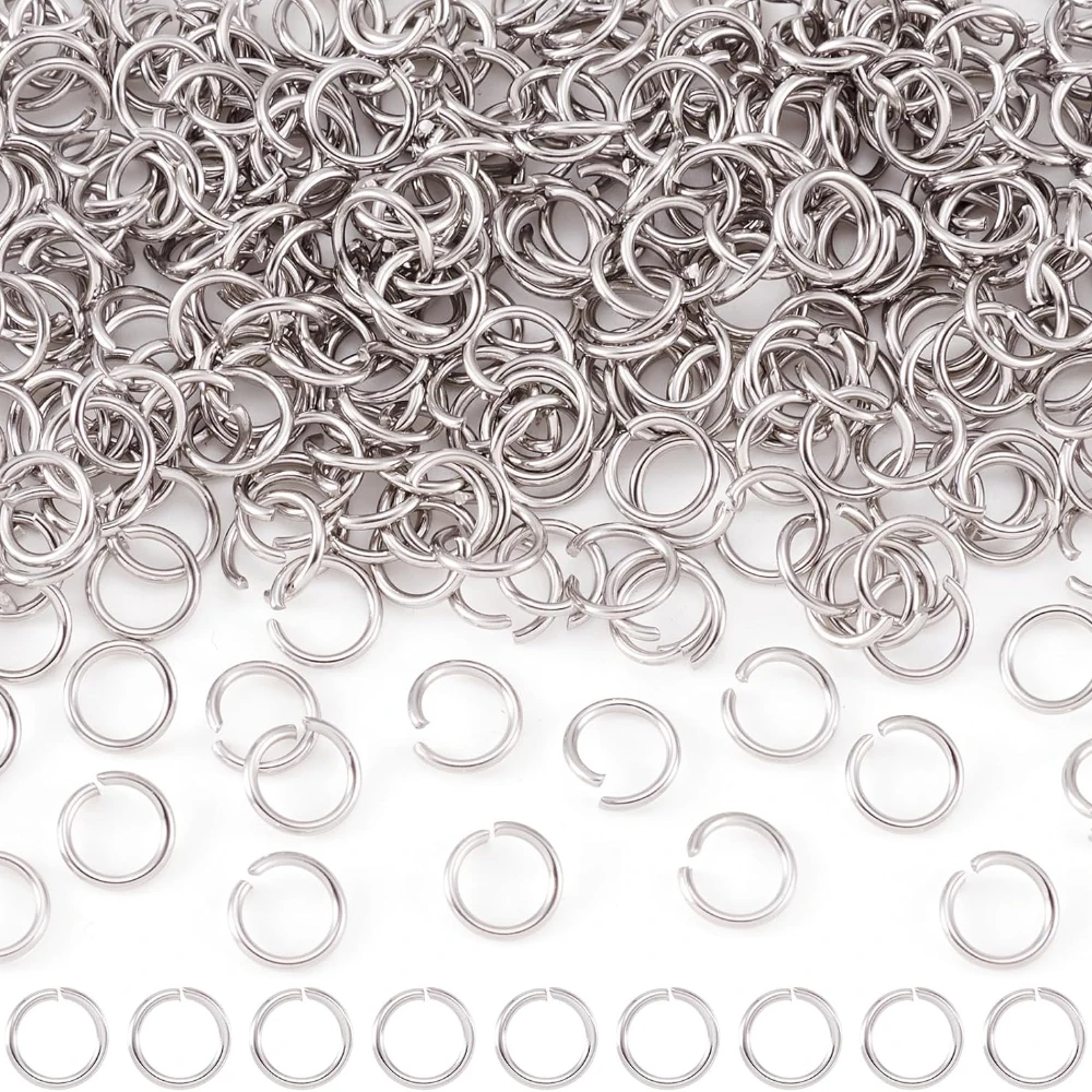 Craftdady Stainless Steel Open Jump Rings Round Connector Ring for Bracelet Necklace Earrings DIY Jewelry Making 1000-2000pcs
Craftdady Stainless Steel Open Jump Rings Round Connector Ring for Bracelet Necklace Earrings DIY Jewelry Making 1000-2000pcs
