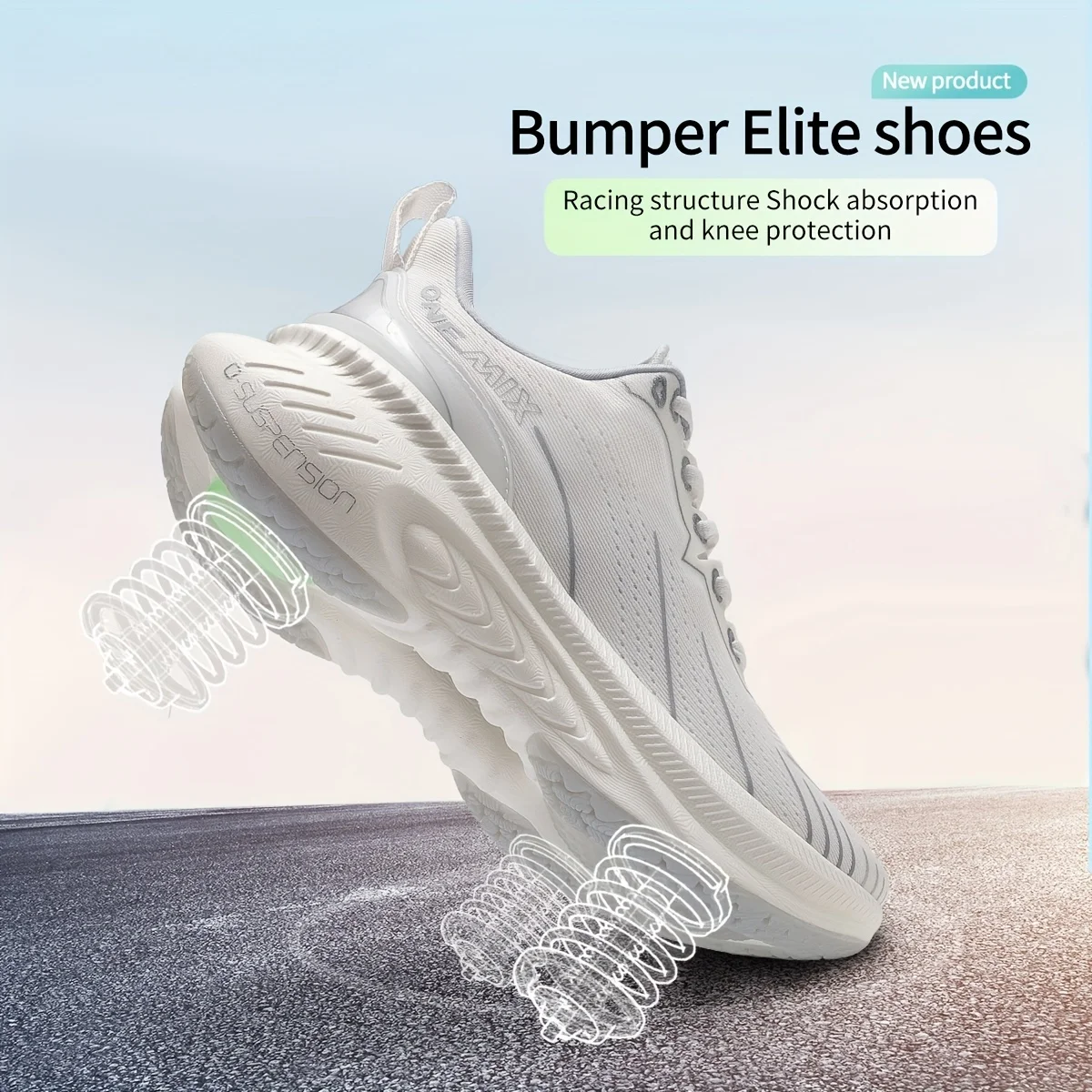 Кроссовки ONEMIX с высокой амортизацией и технологией Bumper Elite - снятие давления на колени, 3D-дышащий дизайн, технология Ant
Кроссовки ONEMIX с высокой амортизацией и технологией Bumper Elite - снятие давления на колени, 3D-дышащий дизайн, технология Ant