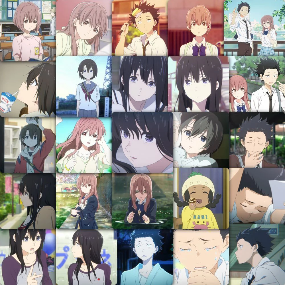 10/30/59pcs A Silent Voice Anime Stickers Nishimiya Shouko The Shape of Voice Sticker Ishida Shouya Cartoon Decals Decoration
10/30/59pcs A Silent Voice Anime Stickers Nishimiya Shouko The Shape of Voice Sticker Ishida Shouya Cartoon Decals Decoration