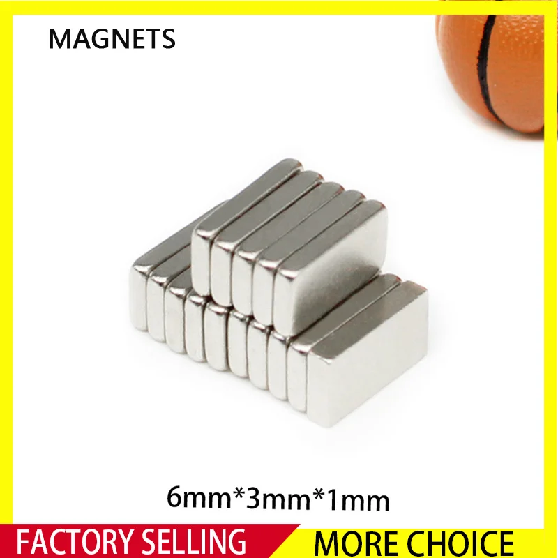 50~1000PCS 6x3x1mm Thin Block Neodymium Magnets Sheet 6mm x 3mm x 1mm Powerful Strong Magnetic Magnet Strong 6*3*1mm
50~1000PCS 6x3x1mm Thin Block Neodymium Magnets Sheet 6mm x 3mm x 1mm Powerful Strong Magnetic Magnet Strong 6*3*1mm