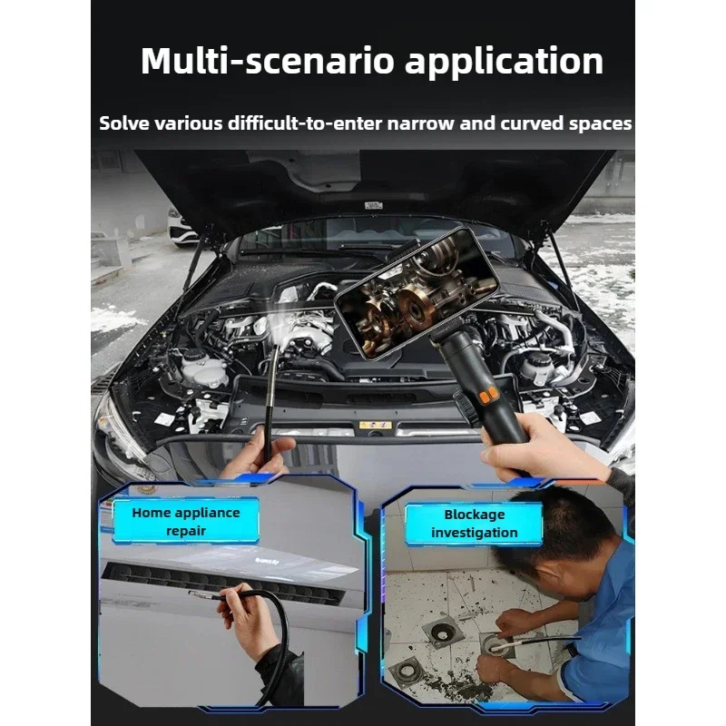 Эндоскопическая камера для мобильного телефона, высокая четкость, обслуживание автомобиля, вращающаяся на 360 градусов камера, канализация промышленного класса, трубопровод в
Эндоскопическая камера для мобильного телефона, высокая четкость, обслуживание автомобиля, вращающаяся на 360 градусов камера, канализация промышленного класса, трубопровод в