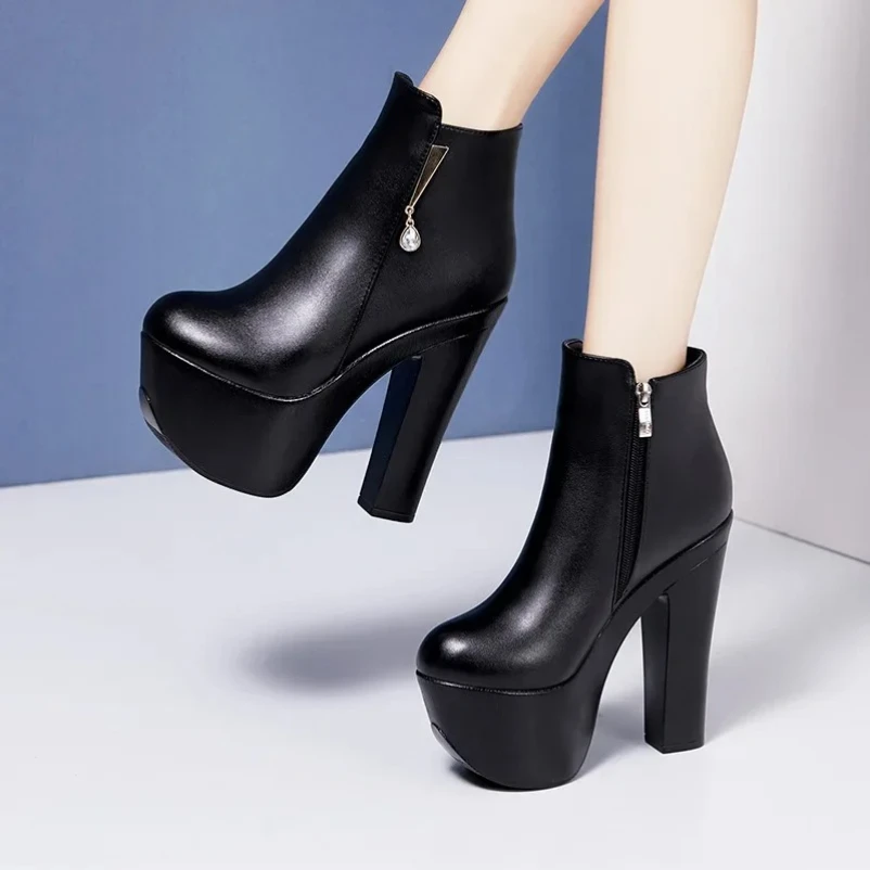 2025 High Heel Boots Women Platform Large Size 32 To 43 Black Abkle Boot
2025 High Heel Boots Women Platform Large Size 32 To 43 Black Abkle Boot