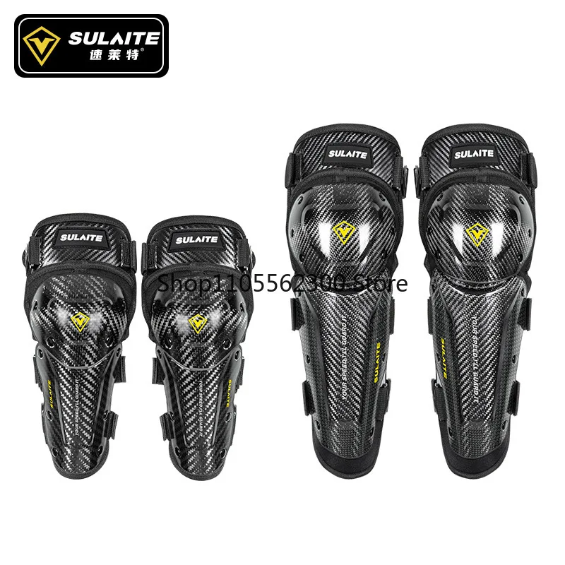 SULAITE T2 Carbon Fiber Motorcycle Knee Pads with Quick Release Buckle Reflective Design for Motocross
SULAITE T2 Carbon Fiber Motorcycle Knee Pads with Quick Release Buckle Reflective Design for Motocross