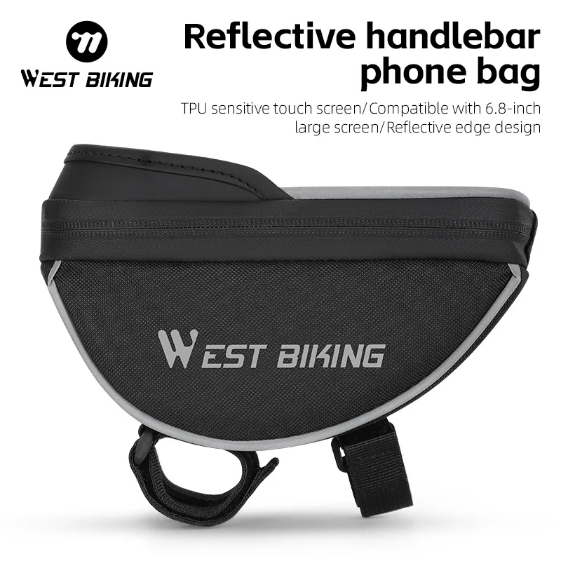 Waterproof MTB Handlebar Bag 6.8-inch Compact Phone Sun Visor Mountain Bike Accessories Bicycle Reflective Storage Bag
Waterproof MTB Handlebar Bag 6.8-inch Compact Phone Sun Visor Mountain Bike Accessories Bicycle Reflective Storage Bag