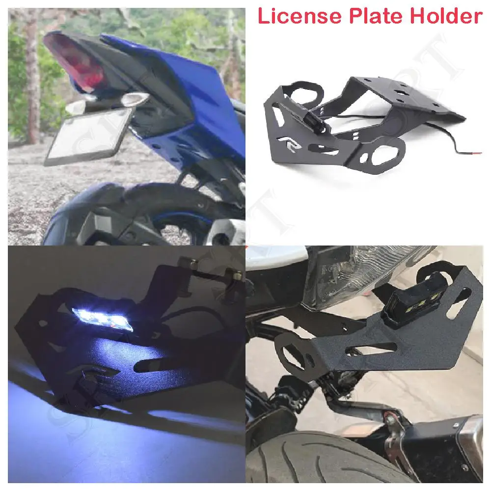 Fit For Yamaha YZF R125 ABS YZF-R125 Motorcycle Accessories LED lighting Lamp Bracket Rear license Plate Holder 2019-2025
Fit For Yamaha YZF R125 ABS YZF-R125 Motorcycle Accessories LED lighting Lamp Bracket Rear license Plate Holder 2019-2025