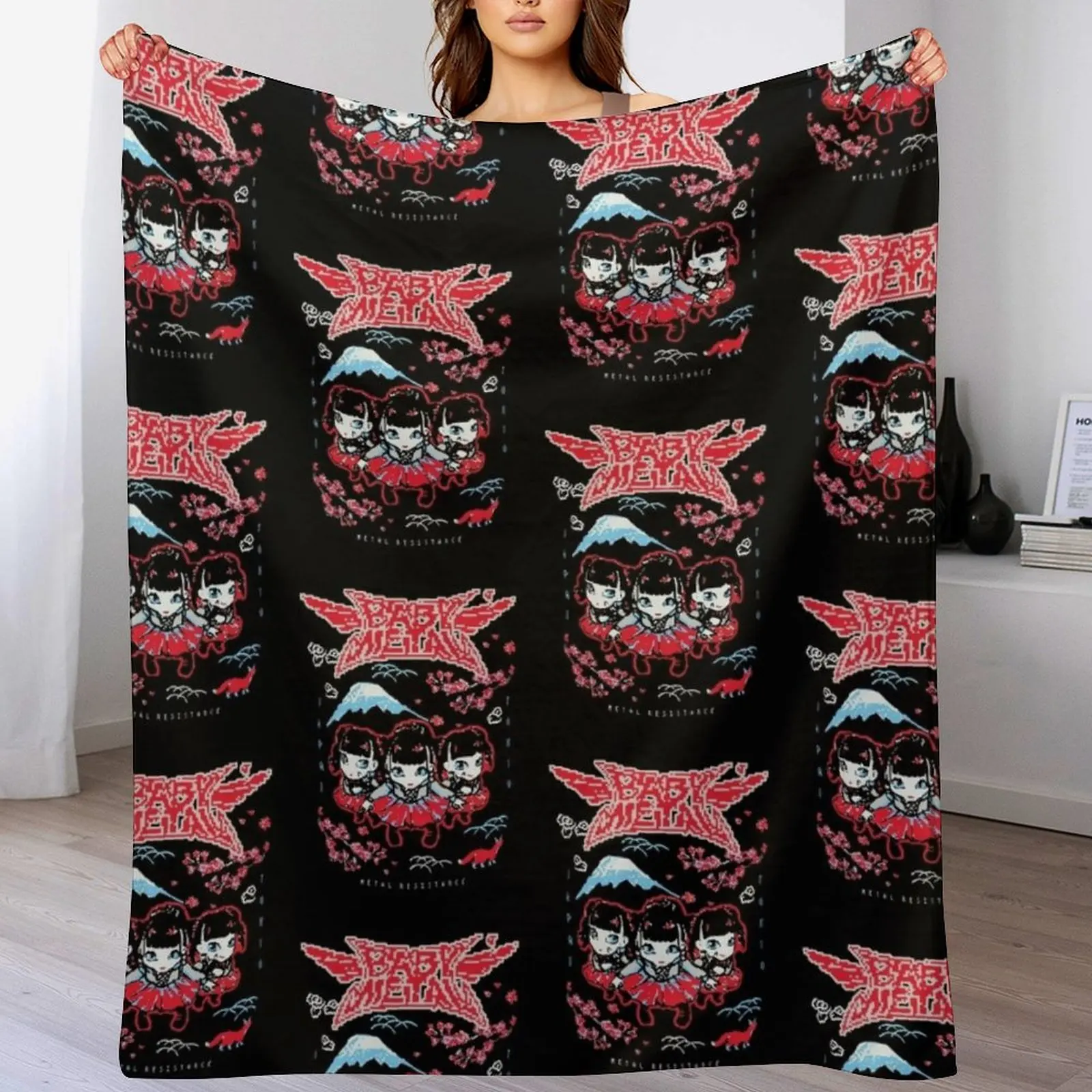Baby Metal Tokyo Throw Blanket Modern Design Soft Blanket for Home Decor
Baby Metal Tokyo Throw Blanket Modern Design Soft Blanket for Home Decor
