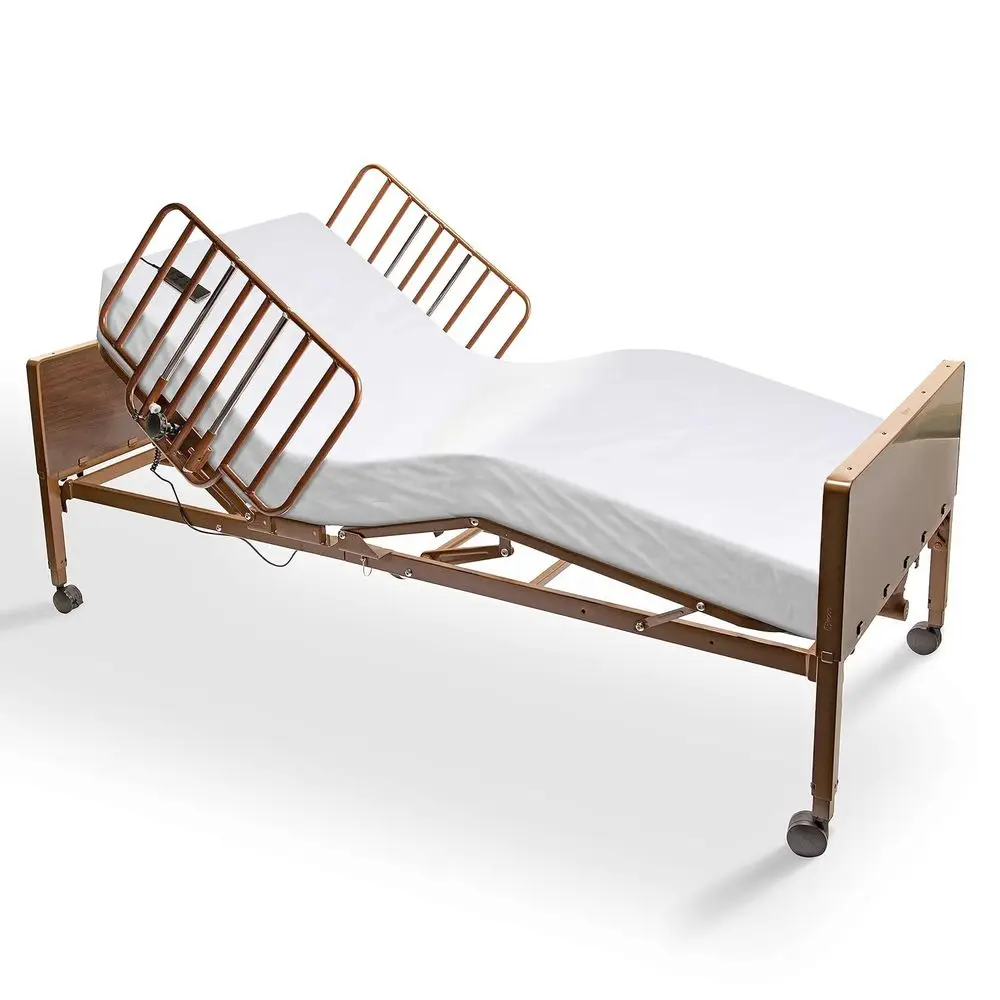Electric Hospital Bed with Side Rails - 36 x 80, Adjustable Height, Ideal for Home and Long-Term Care
Electric Hospital Bed with Side Rails - 36 x 80, Adjustable Height, Ideal for Home and Long-Term Care