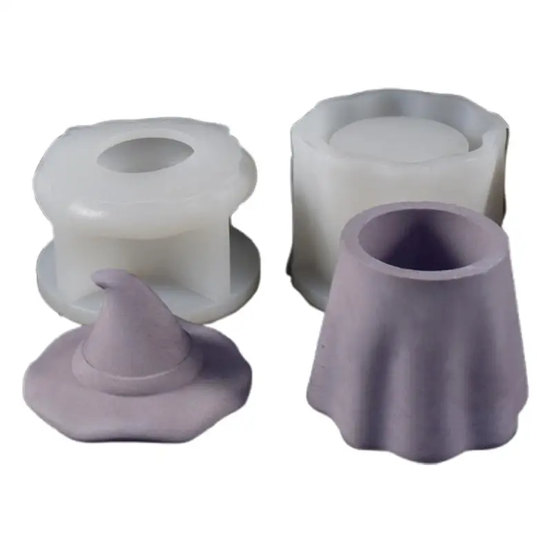 Silicone Jar Mold Ghost Witch Hat Silicone Jar Molds For Resin With Lid Handmade Desk Storage Box 2x Multifunctional Candle Cup
Silicone Jar Mold Ghost Witch Hat Silicone Jar Molds For Resin With Lid Handmade Desk Storage Box 2x Multifunctional Candle Cup