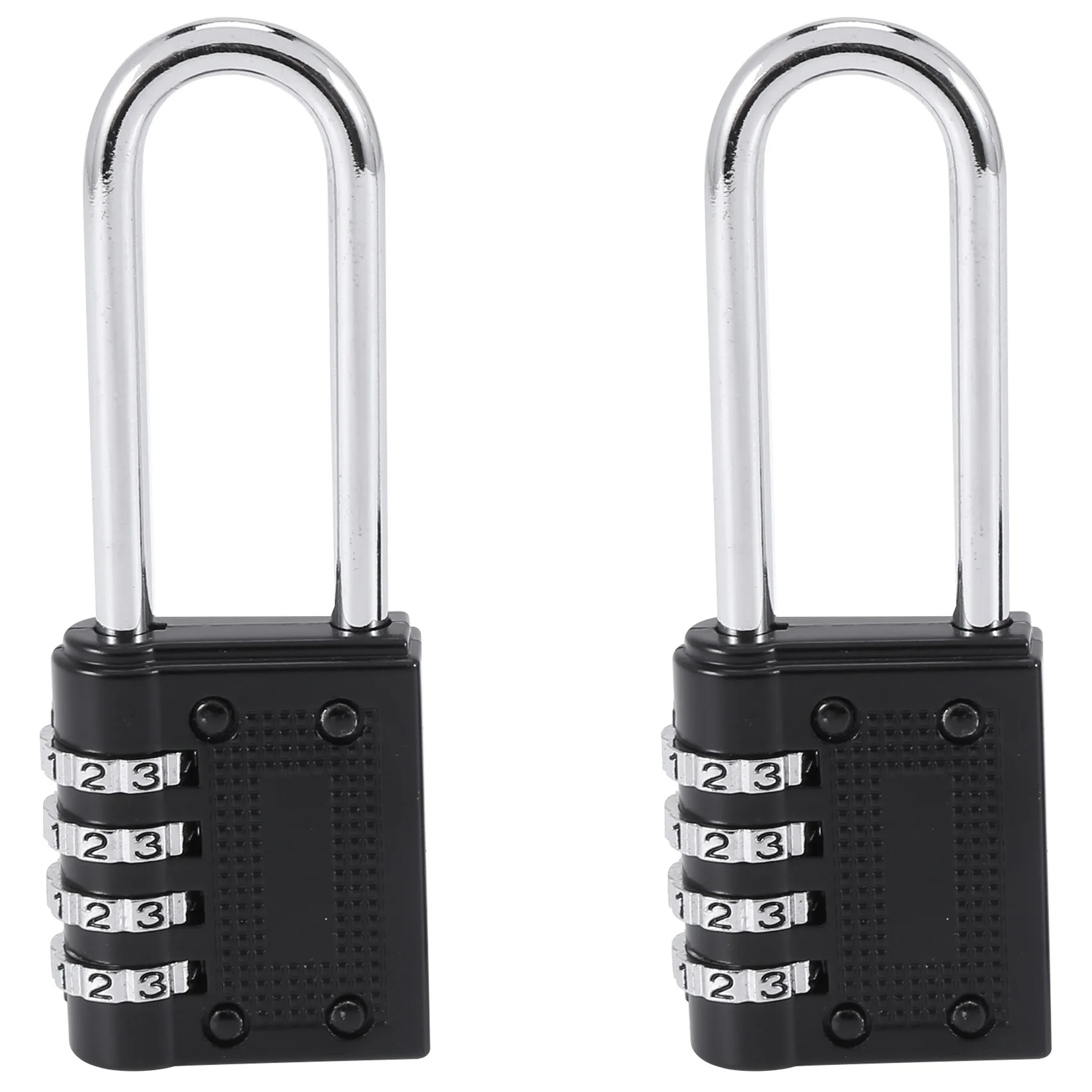 Hot sale 2 Pack Outdoor Combination Padlock Long Shackle Lock 6.5cm Shackle Waterproof 4 Digit Resettable Combination Lock
Hot sale 2 Pack Outdoor Combination Padlock Long Shackle Lock 6.5cm Shackle Waterproof 4 Digit Resettable Combination Lock