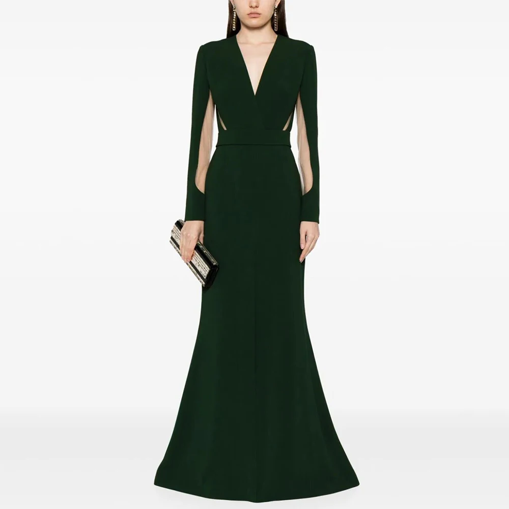 Elegant Dresses Long Jersey Backless Formal Evening Sheath V-neck Bespoke Occasion Gown Special Occasion Dresses Gowns 2024
Elegant Dresses Long Jersey Backless Formal Evening Sheath V-neck Bespoke Occasion Gown Special Occasion Dresses Gowns 2024
