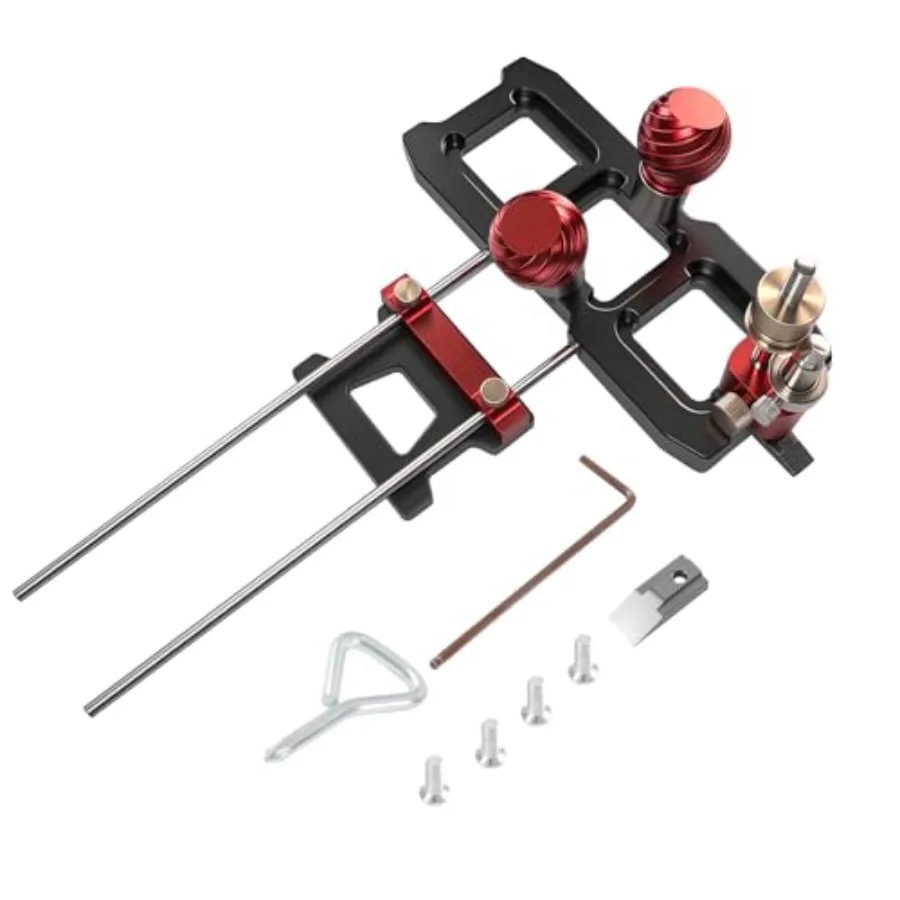 Woodworking Router Plane with Precision Depth Adjustment, Trimming Plane Hand Tool with Square and Spear Point Blades, 304 Stai
Woodworking Router Plane with Precision Depth Adjustment, Trimming Plane Hand Tool with Square and Spear Point Blades, 304 Stai
