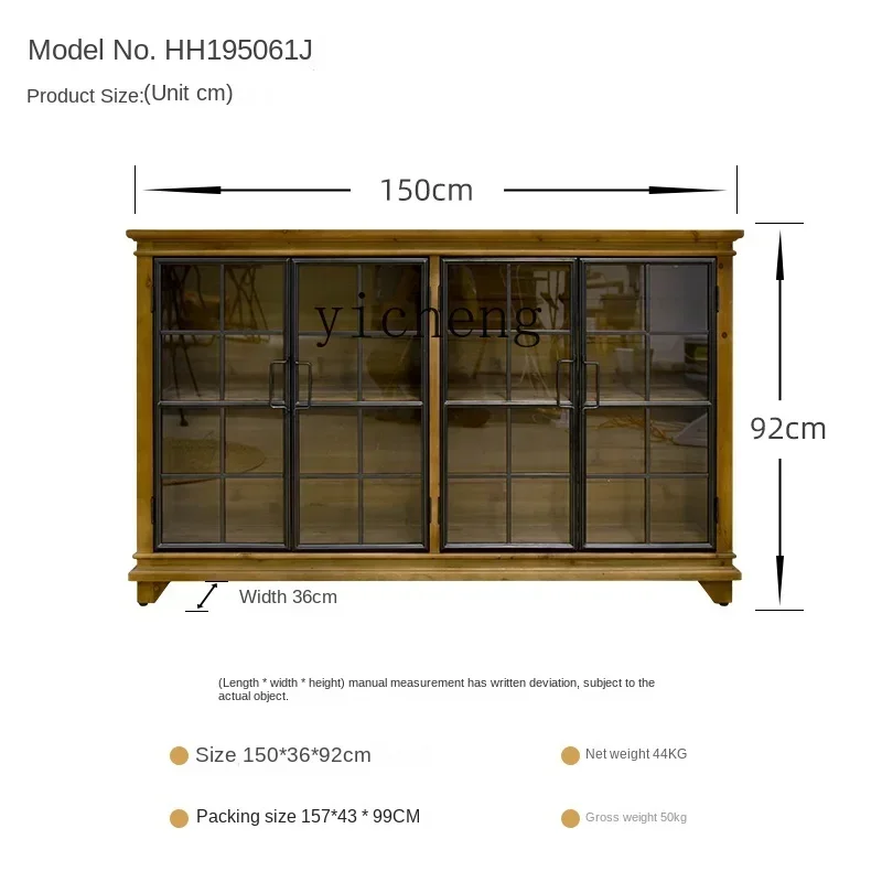 GZ-11 Solid Wood Sideboard Industrial Style Locker Kitchen Equipment Sideboard Large Capacity Glass Cabinet
GZ-11 Solid Wood Sideboard Industrial Style Locker Kitchen Equipment Sideboard Large Capacity Glass Cabinet