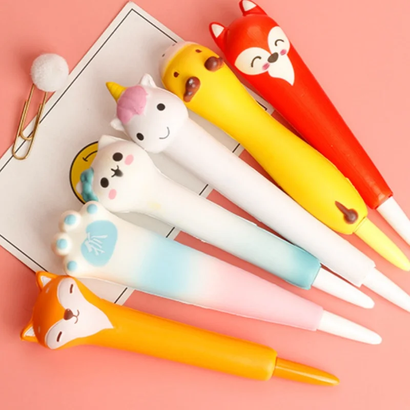 3-Pack of Randomly Assorted Styles of Squeeze Toy Black Gel Pens, Stress-Relief Pens, Cute Cartoon Stress-Relief Creative Stationery Pens, Essential for Students' Learning and Office Use
3-Pack of Randomly Assorted Styles of Squeeze Toy Black Gel Pens, Stress-Relief Pens, Cute Cartoon Stress-Relief Creative Stationery Pens, Essential for Students' Learning and Office Use