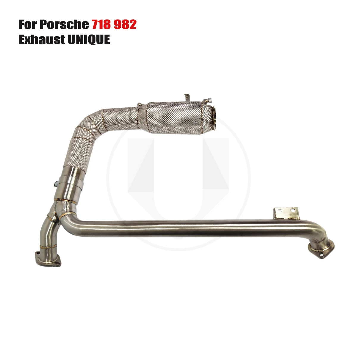 UNIQUE For Porsche Cayman Boxster 718 982 2.0T 2.5T SS304 with opf No light exhaust downpipe exhaust pipe for cars
UNIQUE For Porsche Cayman Boxster 718 982 2.0T 2.5T SS304 with opf No light exhaust downpipe exhaust pipe for cars