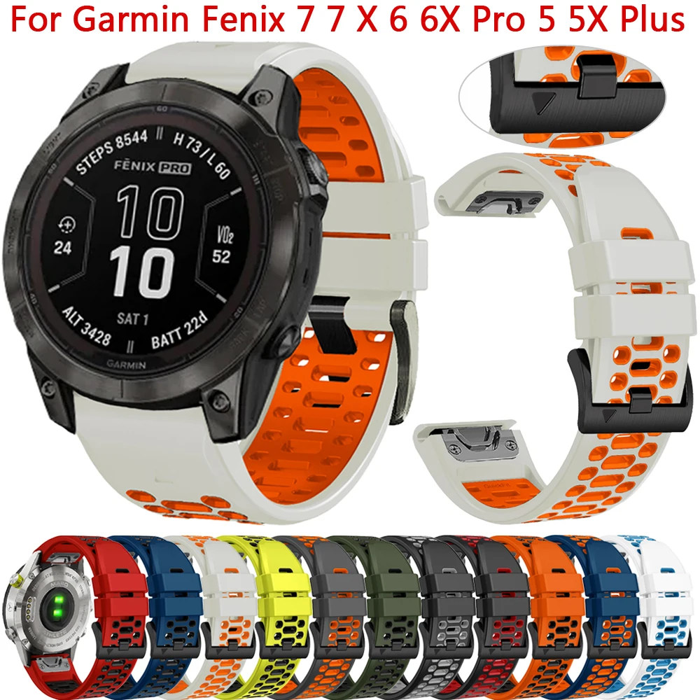 Ремешок силиконовый для наручных часов, 26 мм 22 мм, для Garmin Fenix 7X 7 6X 6 Pro 5X Plus 3HR 955 945
Ремешок силиконовый для наручных часов, 26 мм 22 мм, для Garmin Fenix 7X 7 6X 6 Pro 5X Plus 3HR 955 945