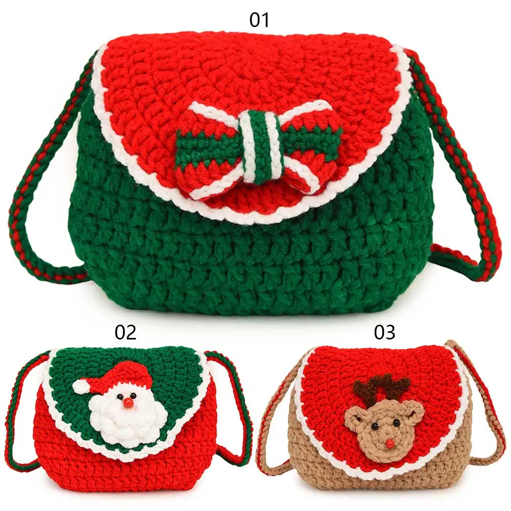 Women Crochet Crossbody Bag Flap Shoulder Bag Christmas Knitted Purse Handbag Clutch Purse for Work Travel Shopping
Women Crochet Crossbody Bag Flap Shoulder Bag Christmas Knitted Purse Handbag Clutch Purse for Work Travel Shopping